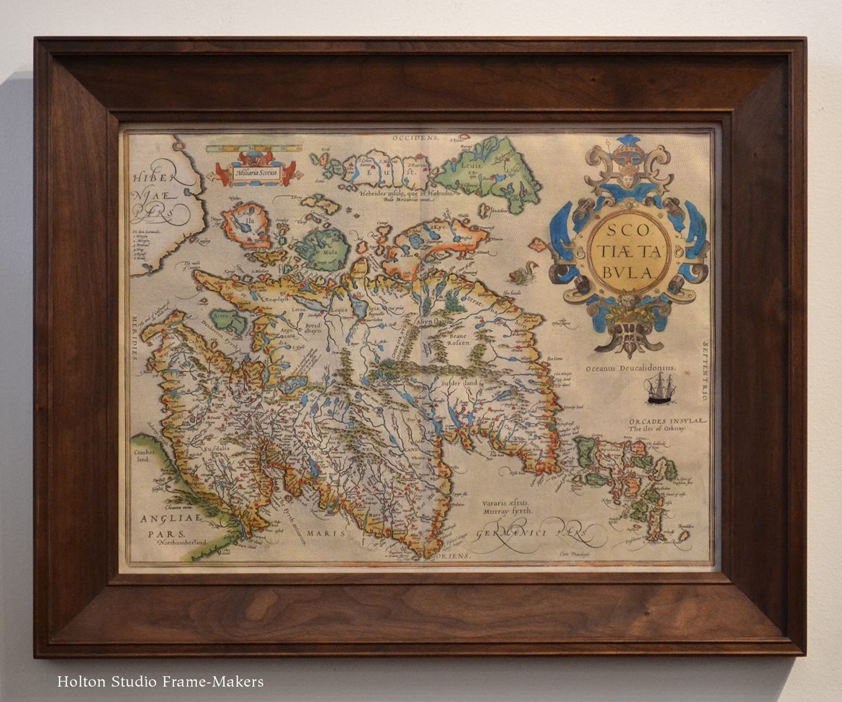 How To Frame An Old Map Aurie Shaylyn