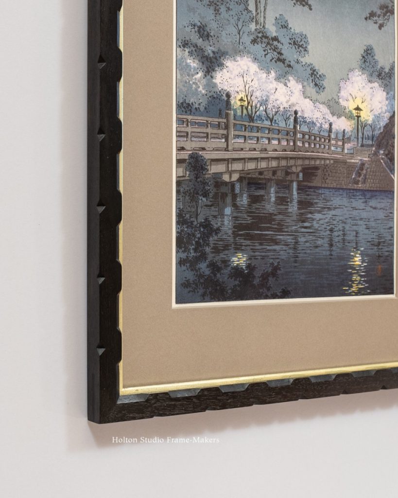 Corner detail, framed print by Koitsu