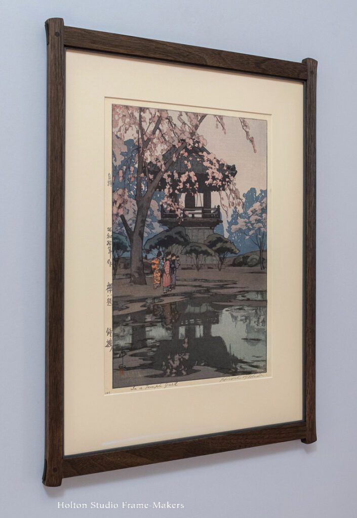 Framed HIroshi Yoshida print