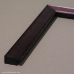 No. 183 Maybeck — 1-1/4" x 3/4" in stained cherry