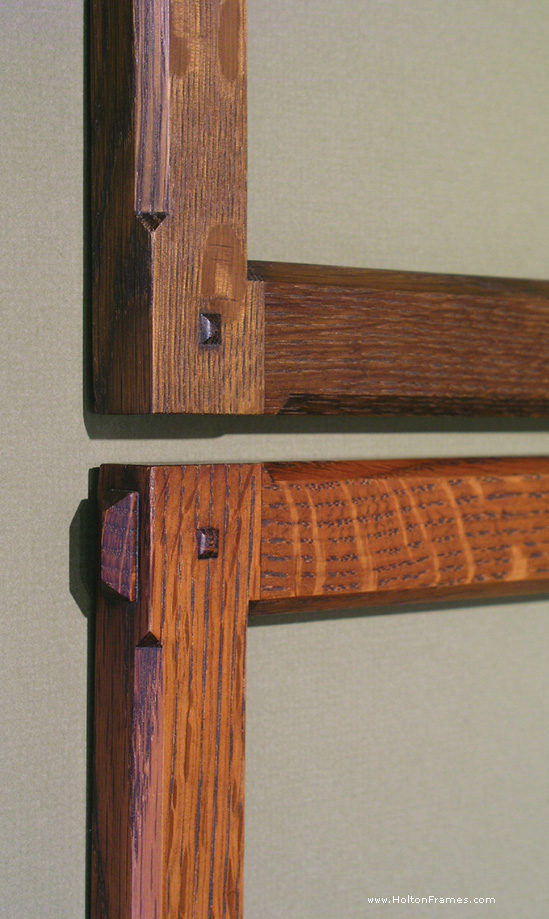 No. 1200 and 1201 corner samples showing joints