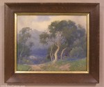 Percy Grey watercolor in No. 308.2 with gilt ogee liner