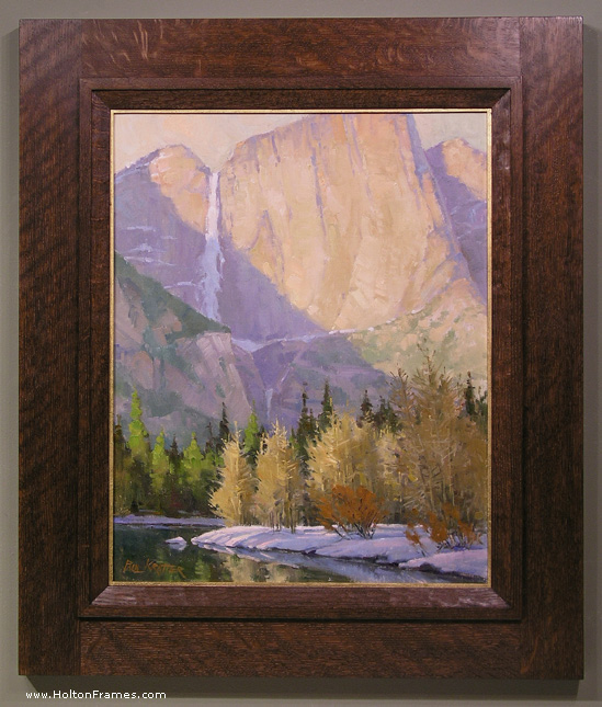 Paul Kratter painting, "Sweeping Shadow", 2009, 20" x 16", in Aurora Compound