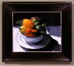 M Collier oil painting framed in No. 143