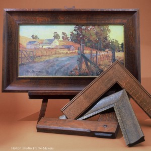 Paul kratter painting & frame corner samples