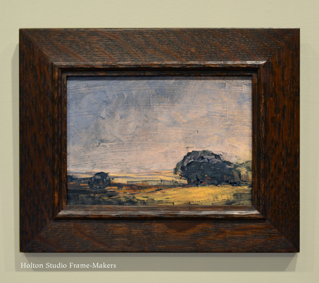 Robert Flanary, "Bright Yellow Meadow", 5" x 7". $765.