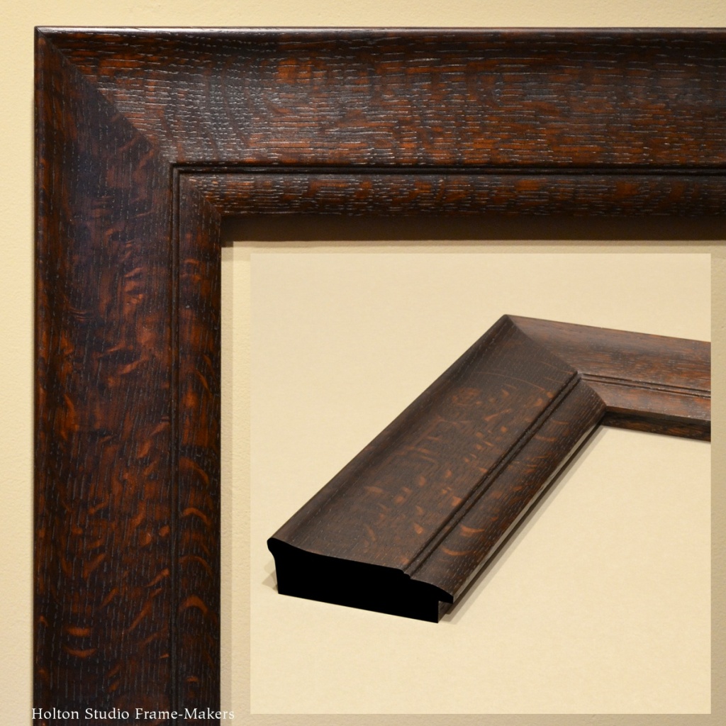 Shown at 3-1/4" wide, in quartersawn white oak (Saturated Medieval Oak stain). View large...