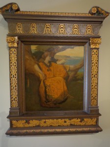 Arthur Mathews, "California," in carved oak frame