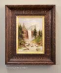 California oil painting in compound frame.