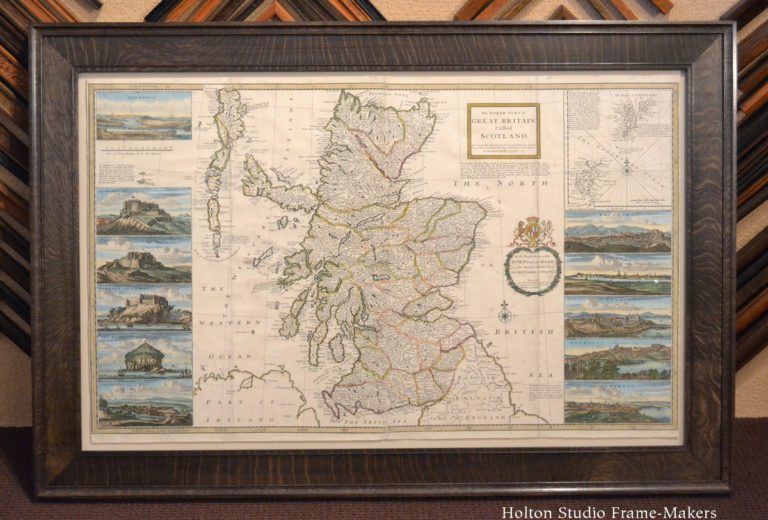 Framing Scotland Another Way to Frame Maps Holton Studio FrameMakers
