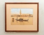 Framed period photo of Venice
