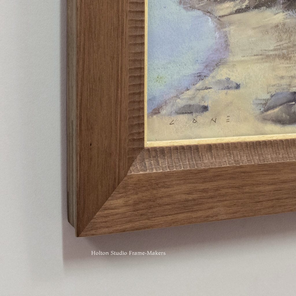 Detail, framed Bill Cone pastel