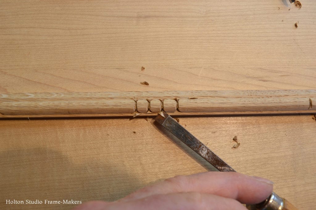 carving beaded molding