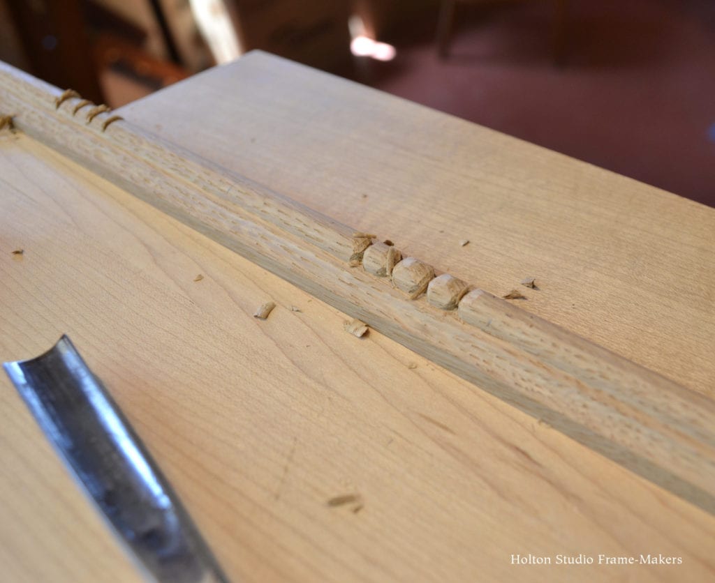 carving beaded molding