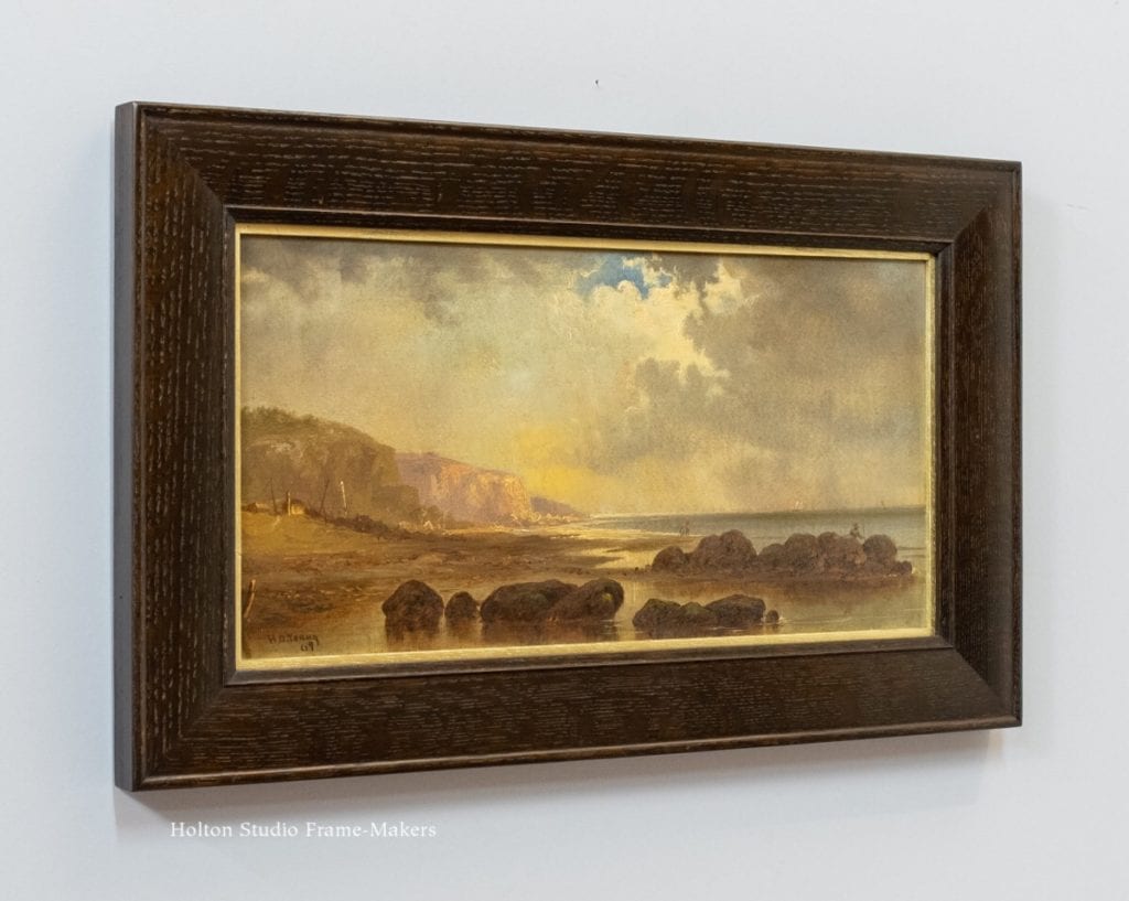 Harvey Otis Young painting, framed