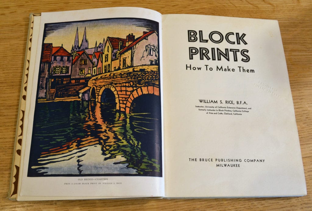 Book—Block Prints by WS Rice
