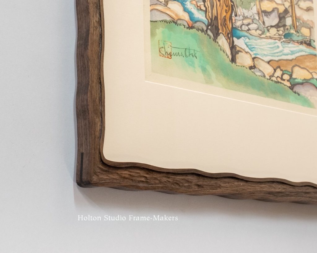 frame corner detail, Obata print