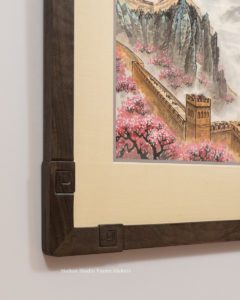 Framed painting of Great Wall of China