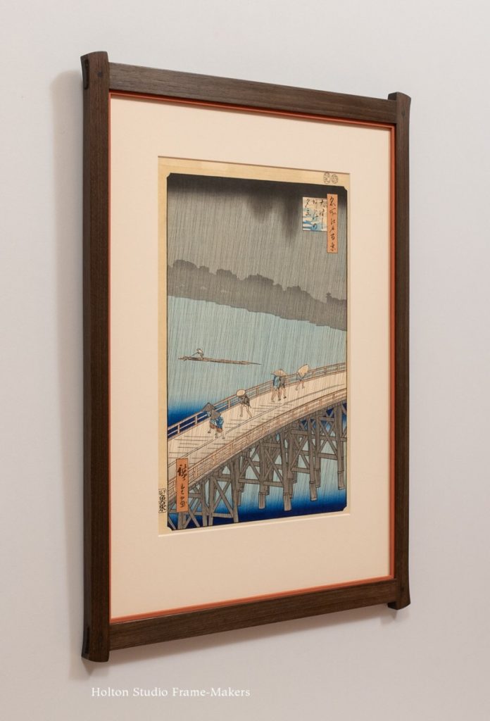 Framed Hiroshige print