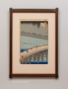 Framed Hiroshige print