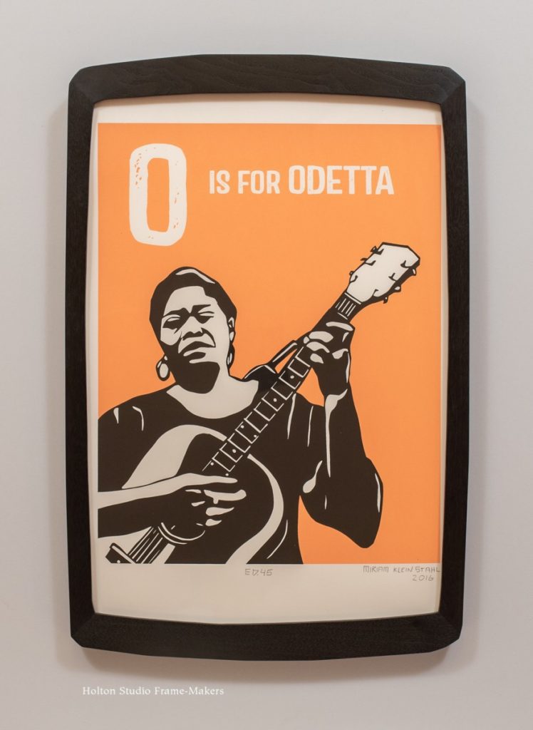 Framed Poster for Odetta