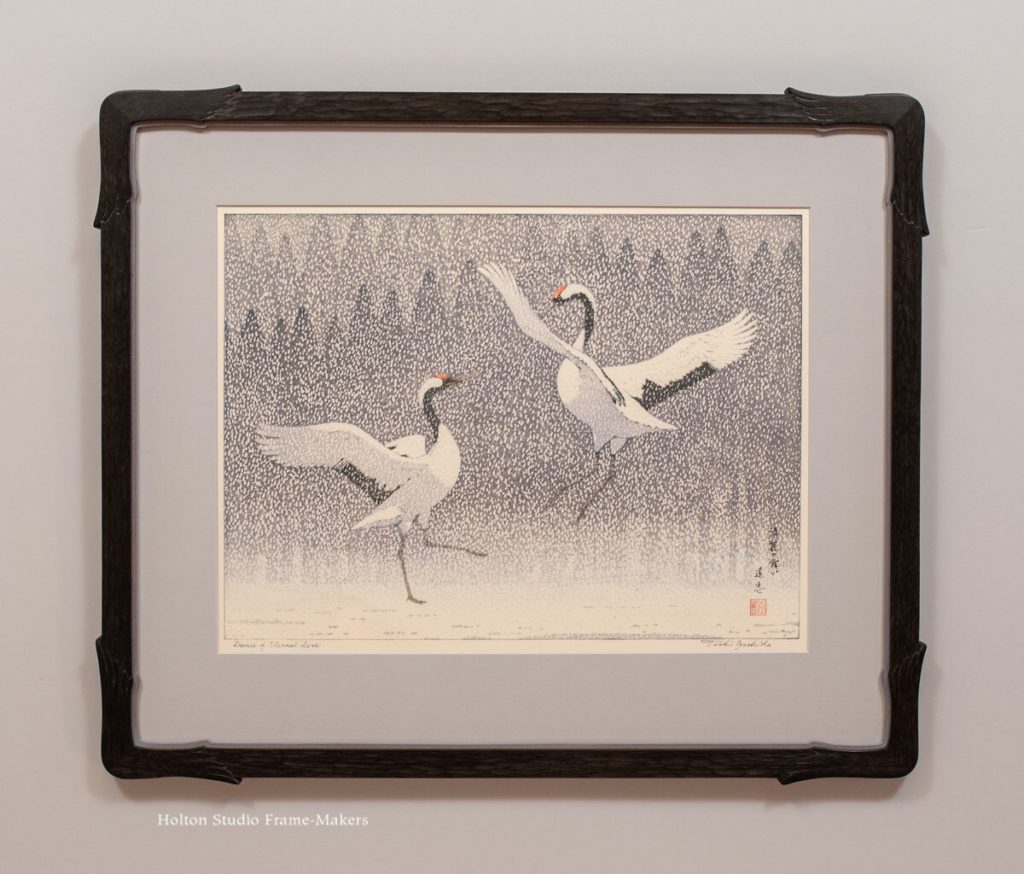 Framed Toshi Yoshida print