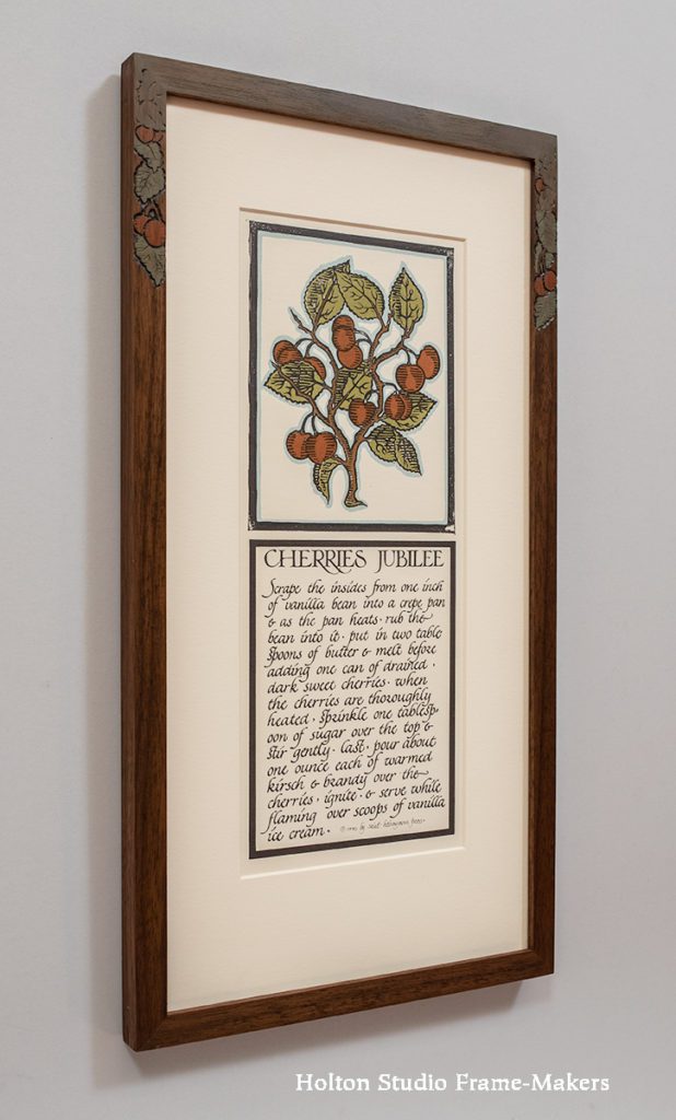 David Goines print "Cherries Jubilee"