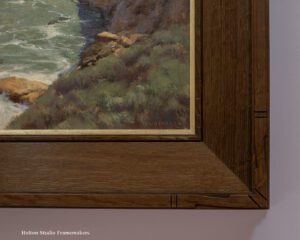 Don Demers painting--frame corner detail