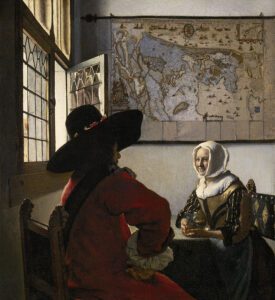 Vermeer, Soldier & Laughing Girl