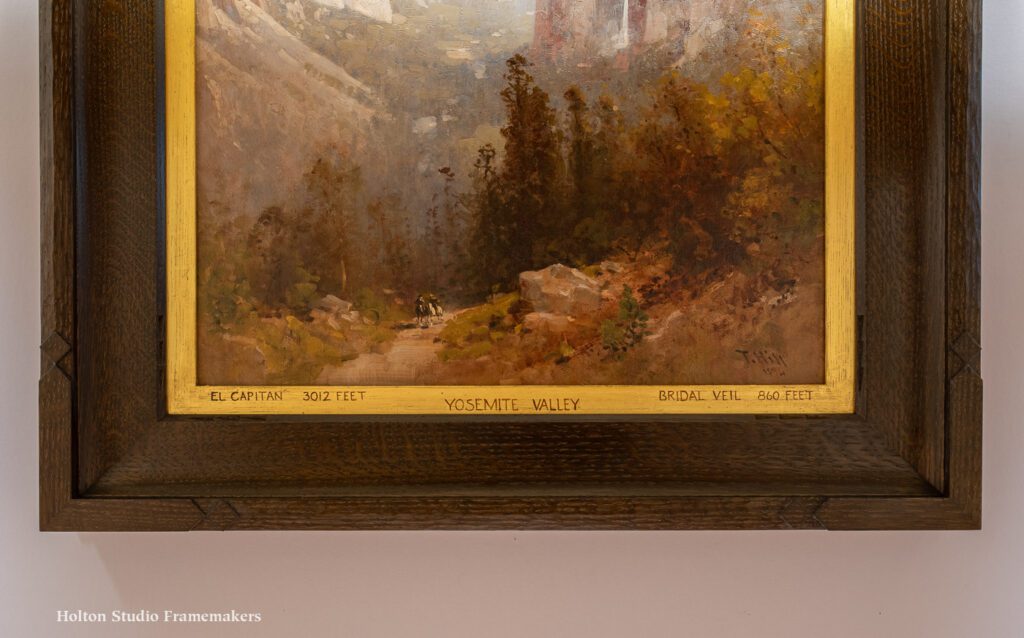 Thos. Hill painting of Yosemite Valley - detail