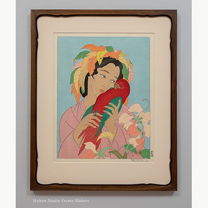 ポールジャクレー　木版画『Calme_Truck』Paul JACOULET Paul Jacoulet - Woodblock Prints
