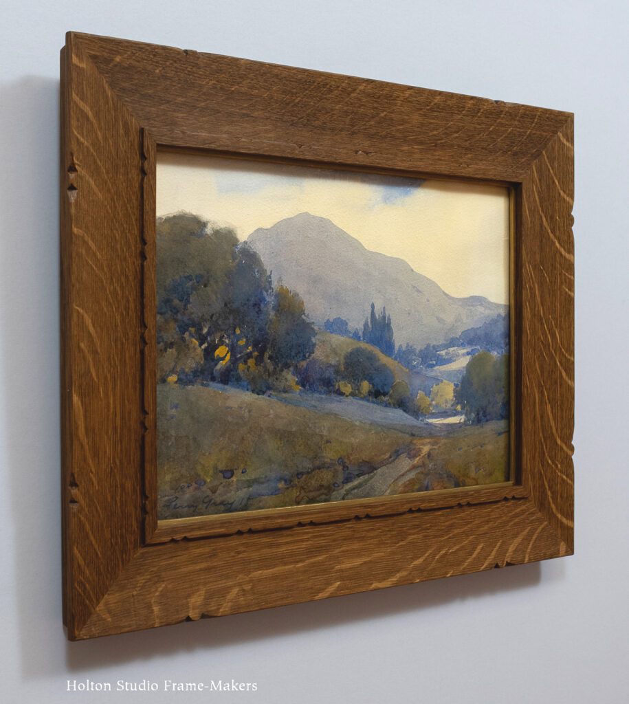 Framed Percy Gray painting