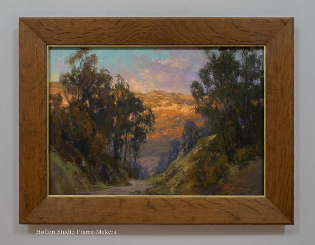 Framed Kim Lordier painting