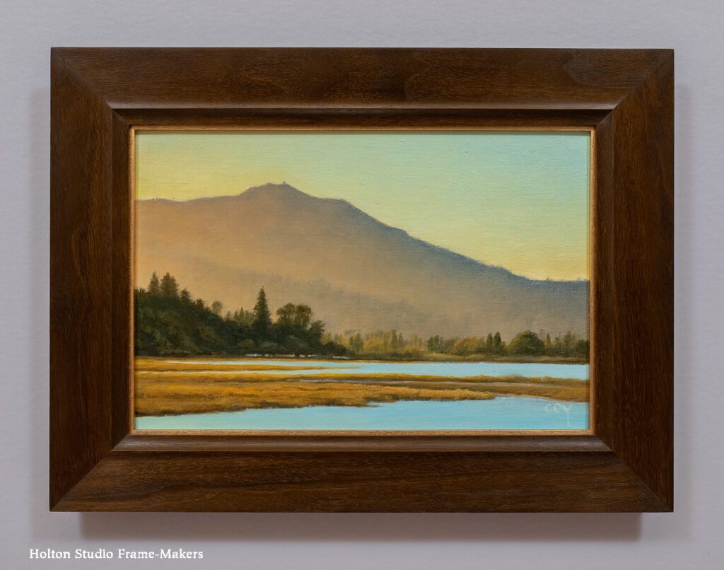 Framed Christin Coy painting