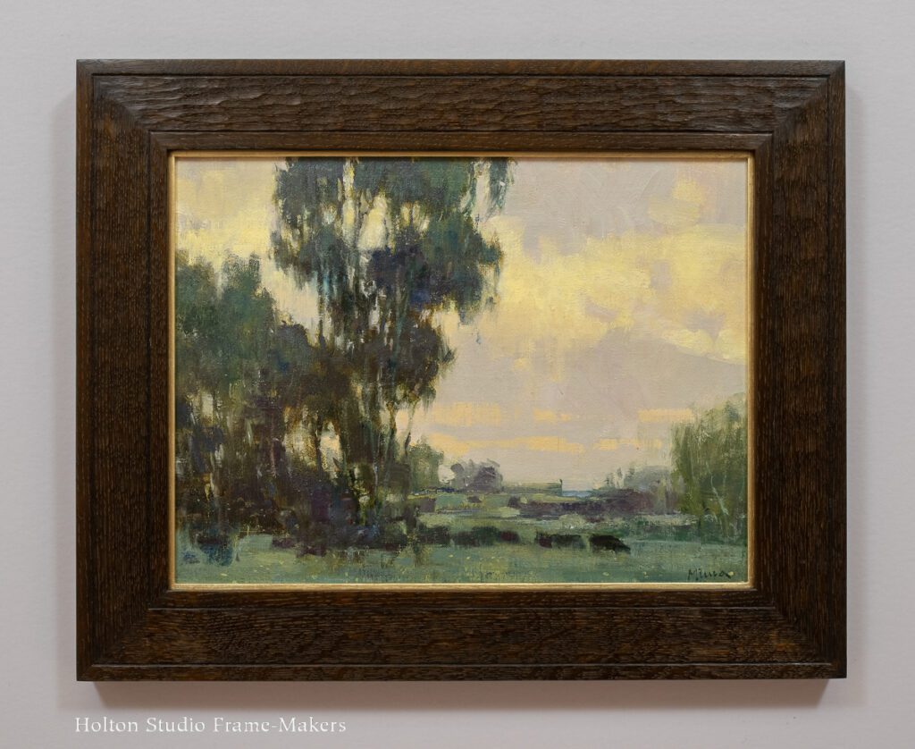 Framed Terry Miura painting